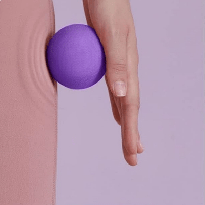 Boule de Massage - PeanutMassageBall™ - Mauve - Bain Serein
