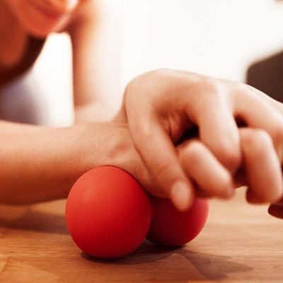 Boule de Massage - PeanutMassageBall™ - Rouge - Bain Serein